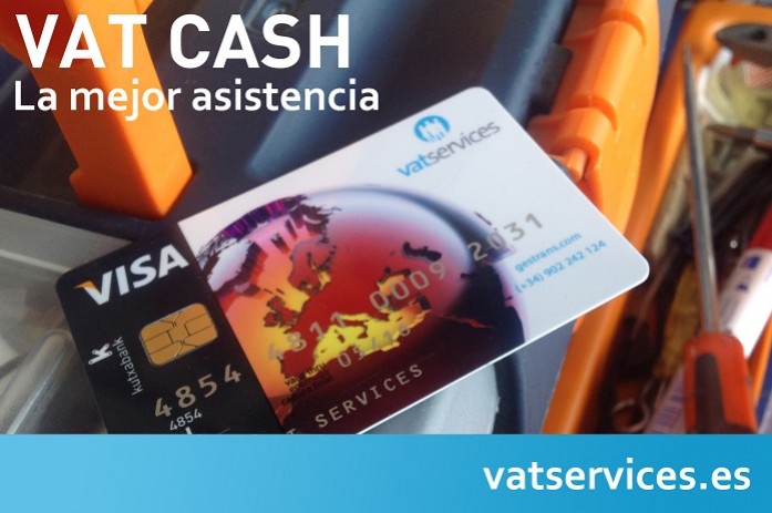 tarjeta de asistencia de Vatservices VAT-CASH
